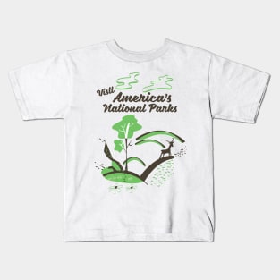 Visit Americas National Parks Kids T-Shirt